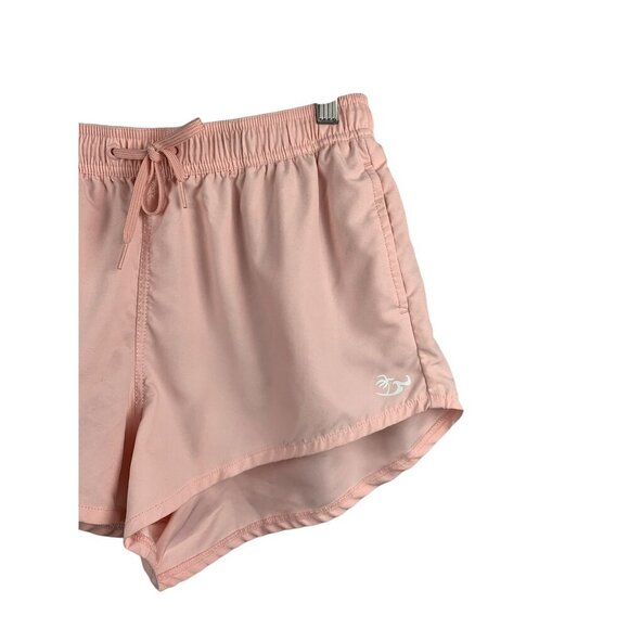 Women's Honolua Surf Co. Blush Polyester Pink Gym Shorts - Size M - Picture 2 of 5
